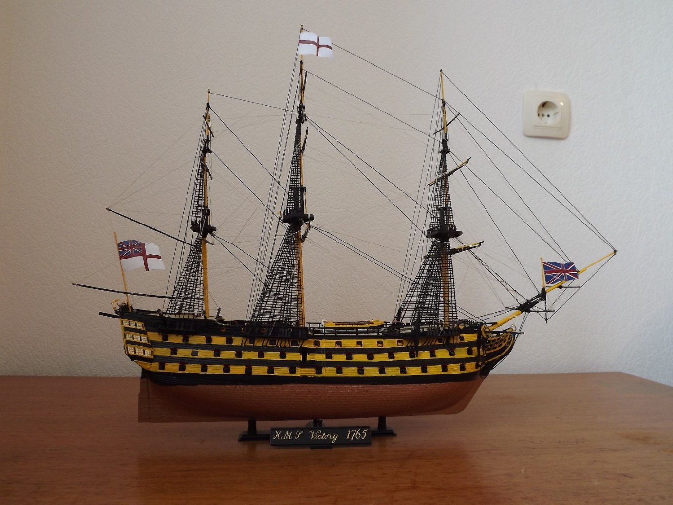 Флагманский корабль адмирала Нельсона "Виктори"