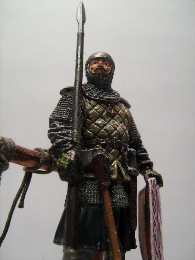 Русский пеший воин, 14-15 вв.