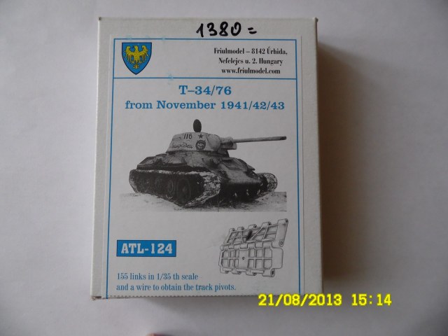 Наборные траки Т-34/76 с ноября 41/42/43 года