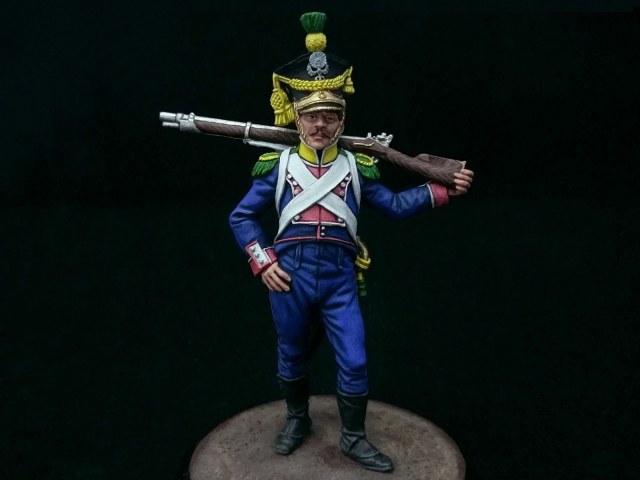 Вольтижер 8-го пехотного полка. Великое Герцогство Варшавское, 1808-10 года