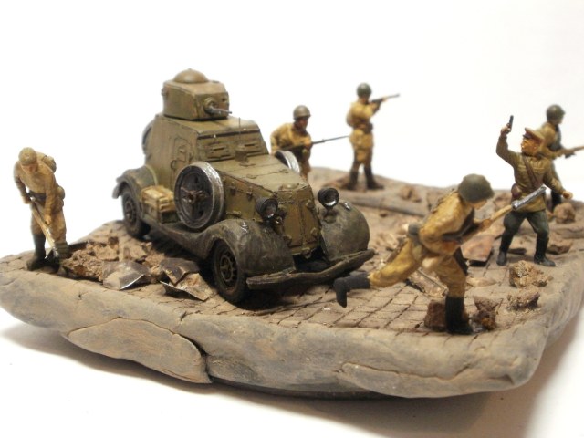 Ба-20 ж\д в бою