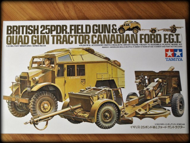 Quad Gun tractor & British 25pdr.field gun