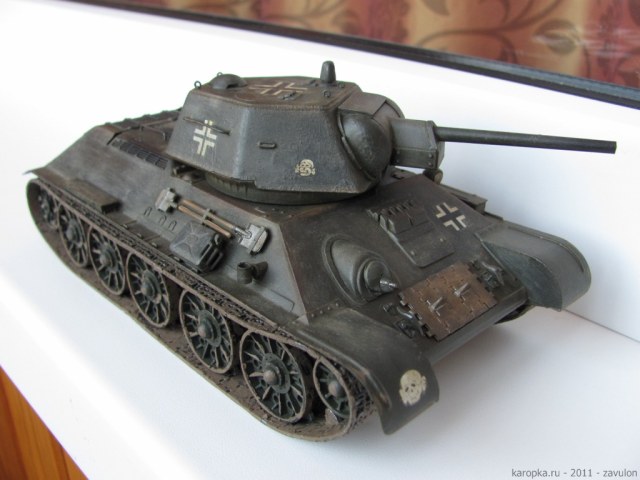 T-34/76 model of 1943 (Captured)