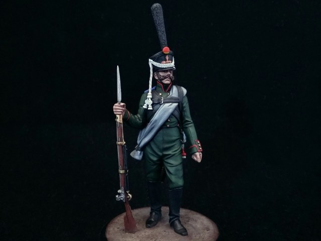 Рядовой гренадерской роты 21-го Егерского полка. Россия, 1812 год