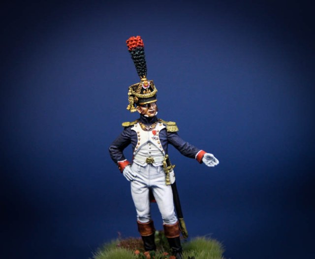 Офицер фузилер-шассеров Императорской гвардии Наполеона, 1812-14