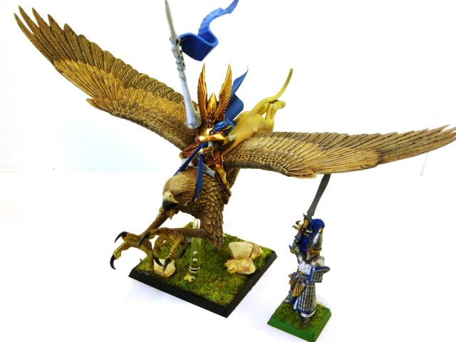 Принц эльфов на грифоне (эльфийский транспорт 2)