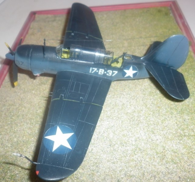Curtiss SB-2C-5 "Helldiver" ВМС США,авианосец "Банкер Хилл",  начало1943года.