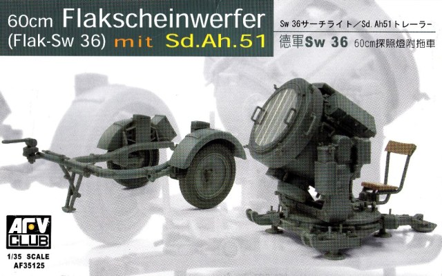60 cm Flakscheinwerfer mit Sd.Ah.51
