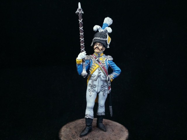 Тамбурмажор 3-го (Голландского) гренадерского полка Императорской Старой гвардии. Франция, 1810-11 года