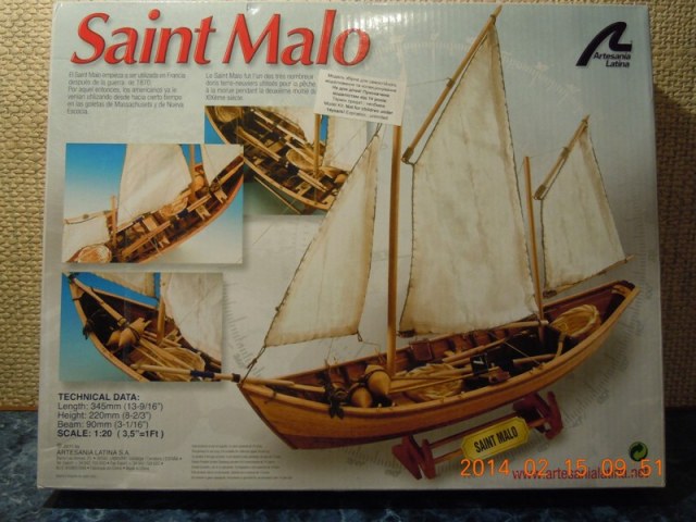 Рыбацкая лодка-дори "Saint Malo"