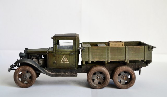 ГАЗ-ААА Советский трехосный военный грузовик