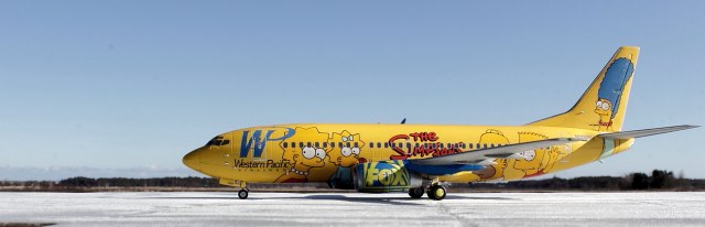 Boeing 737-300 Simpsons Jet