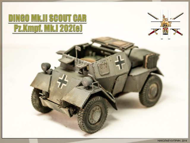 DINGO Mk.II SCOUT CAR Pz.Kmpf. Mk.I 202(e)
