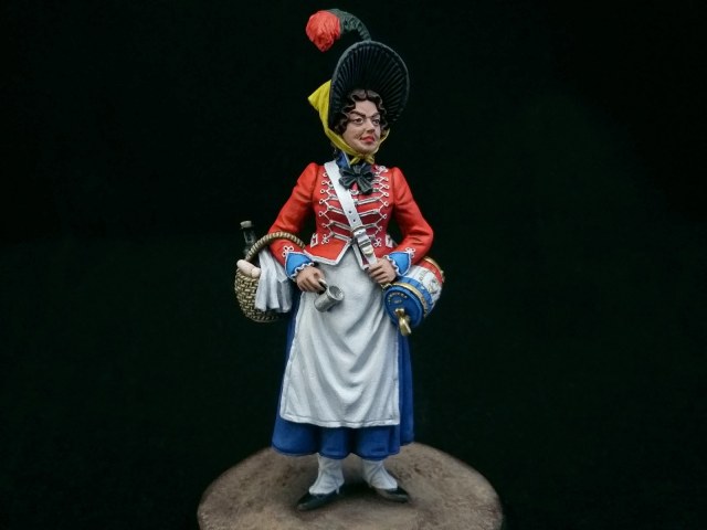 Маркитантка 15-го легкого пехотного полка. Франция, 1809 год