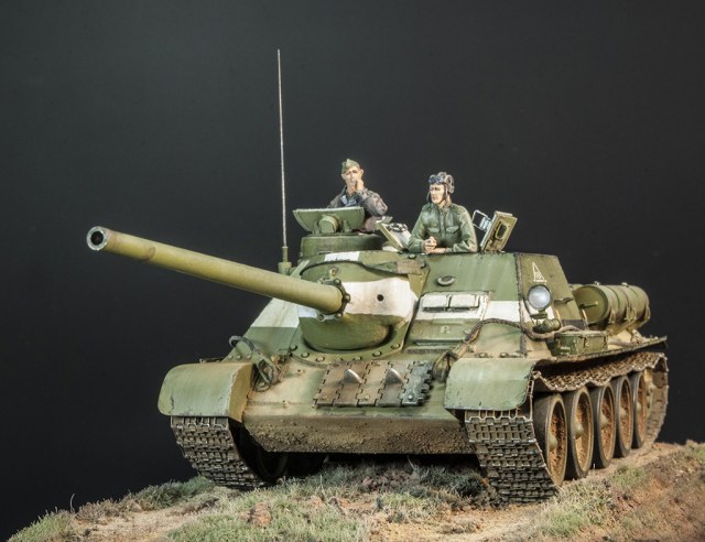 СУ-100 Первой Гвардейской танковой армии