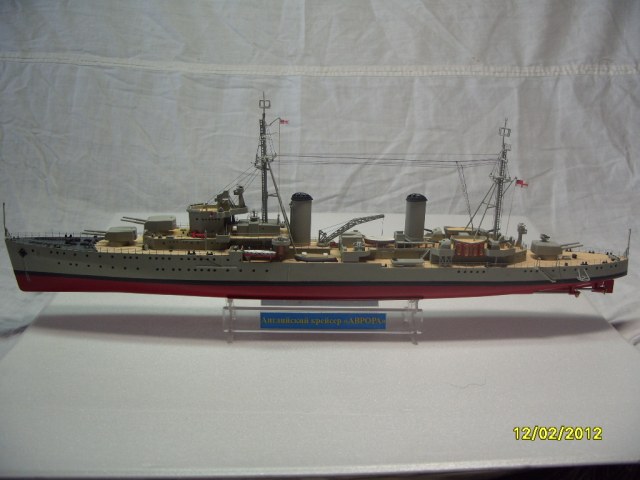 Легкий английский крейсер "Аврора"