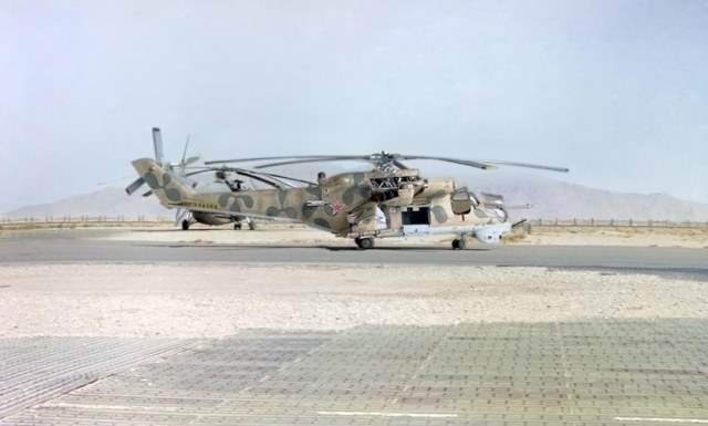 Ми-24В, 280 ОВП, Кандагар 1985-1986 г.