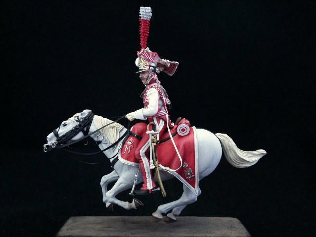 Трубач 1-го уланского полка («Польские уланы») Императорской Старой гвардии. Франция, 1810-14 года