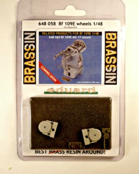 Колёса шасси для Bf-109E в1/48 масштабе.