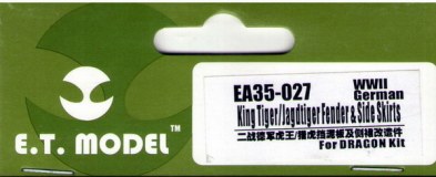 King Tiger/Jagdtiger Fender & Side Skirts