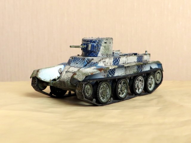 БТ-2 пушечно-пулеметный. 128 ТБр, ноябрь 1941 г.