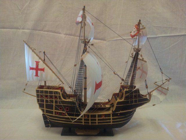 Корабль конкистадоров "Сан Габриэль" XVI век