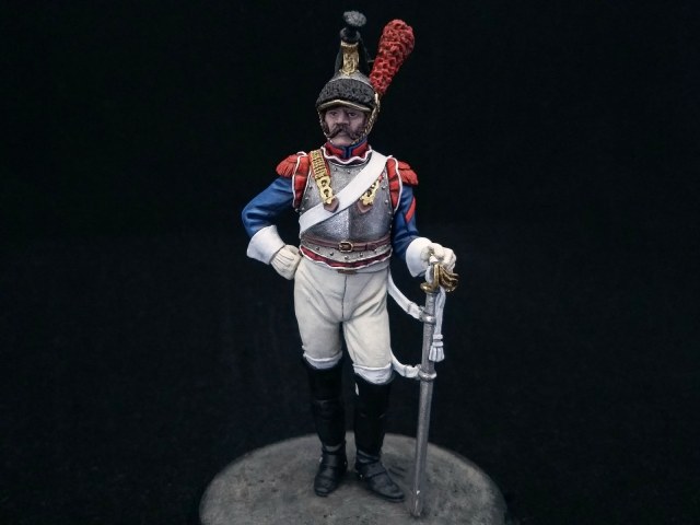 Кирасир 3-го кирасирского полка. Франция, 1812 год