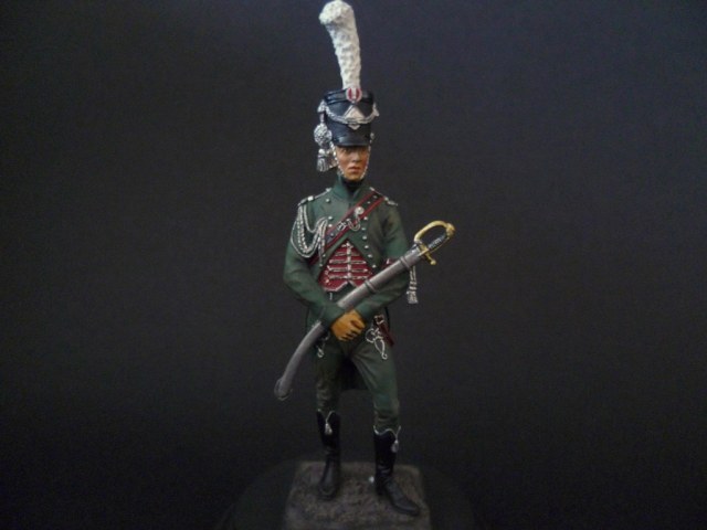 Ордонансовый жандарм Императорской Старой гвардии. Франция, 1806-07 года