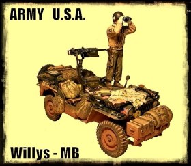 Willys - MB  ARMY  U.S.A.