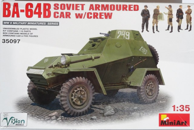 BA-64B Soviet Armoured Car With Crew