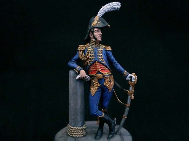 Офицер батальона моряков Императорской Старой гвардии. Франция, 1809-12 года