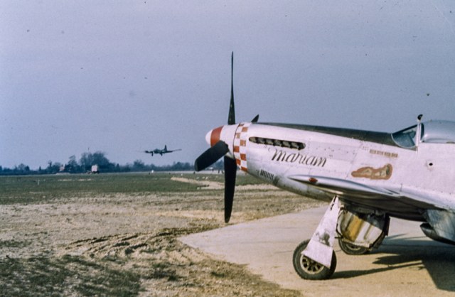 P-51 Mustang (6N-P, serial number 44-14052) nicknamed Mariam of the 339th Fighter Group..jpg