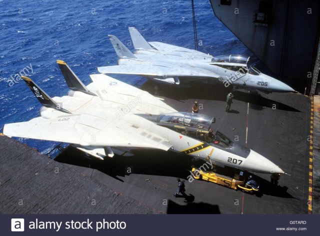 F-14A JR 207 Nimitz aircraft-carrier.jpg