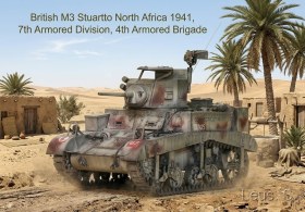 British M3 Stuart. Северная Африка,1942г.