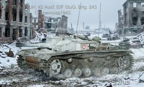 10.5 STUH.42 Ausf. E/F StuG.Brig.243 Сталинград 1942.