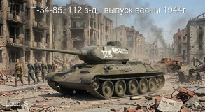 Т-34-85. 112 з-д.  выпуск весны 1944г
