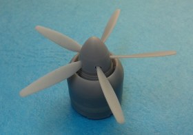 Капот с двигателем и ВМГ для модели Hawker Sea Fury 1/72 NOVO