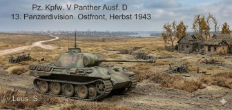 Pz.Kpfw. V Panther Ausf. D 13. Panzerdivision. Ostfront, Herbst 1943