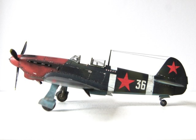 Як-1Б командира УАГ "Меч" ГСС майора Якименко