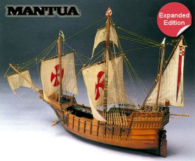 Корабль Santa-Maria в масштабе 1/50 от Mantua