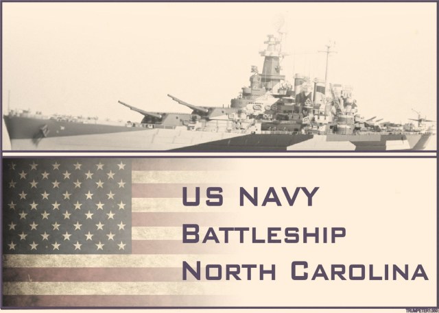 Модель линкора "North Carolina" 1944год