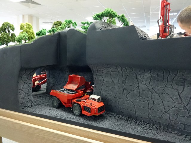 Макет горной выработки