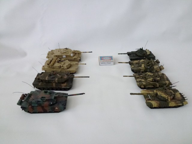 Сравнительная ИМПРЕССИЯ  основные боевые танки СССР против стран Зпапада  1/72