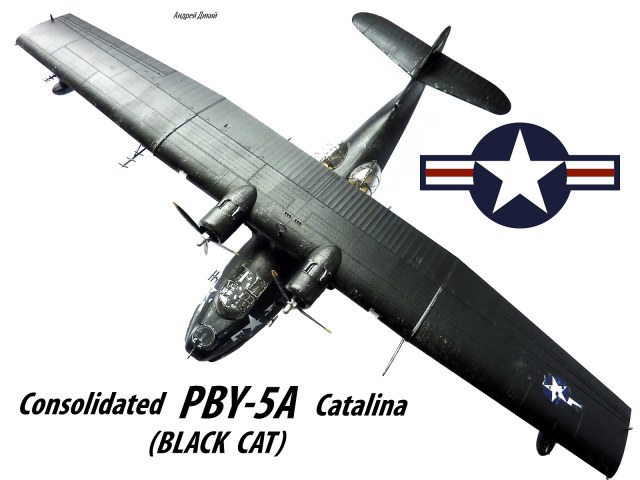 Consolidated PBY-5A CATALINA (BLACK CAT),1/72,ACADEMY