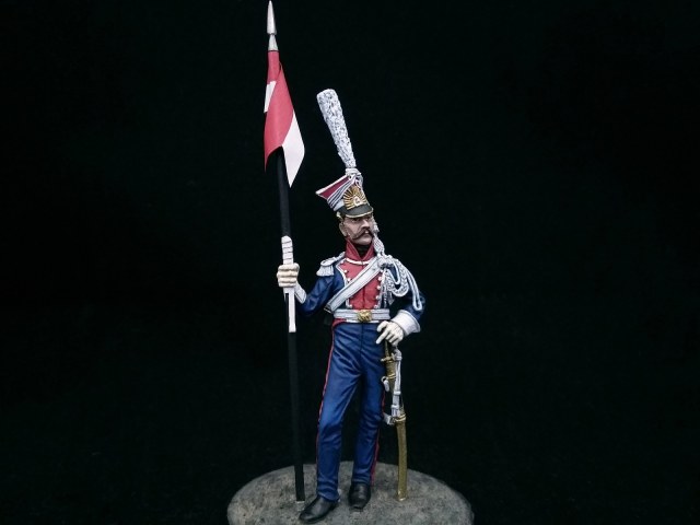 Рядовой 1-го уланского полка («Польские уланы») Императорской Старой гвардии. Франция, 1809-13 года