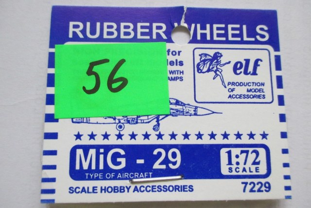Резиновые колеса для Миг-29