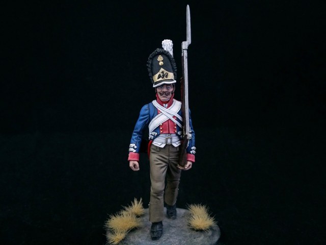 Гренадер 29-го пехотного полка Тройенфельса (Treuenfels). Пруссия, 1806 год