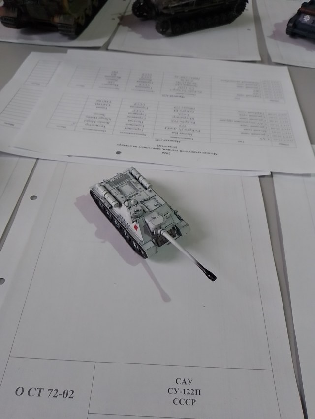 3 место. Опытные, 1-72. СУ-122П.jpg