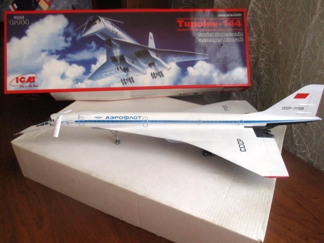 Ту-144 от ICM. Июнь 2023 г. Жукова..JPG