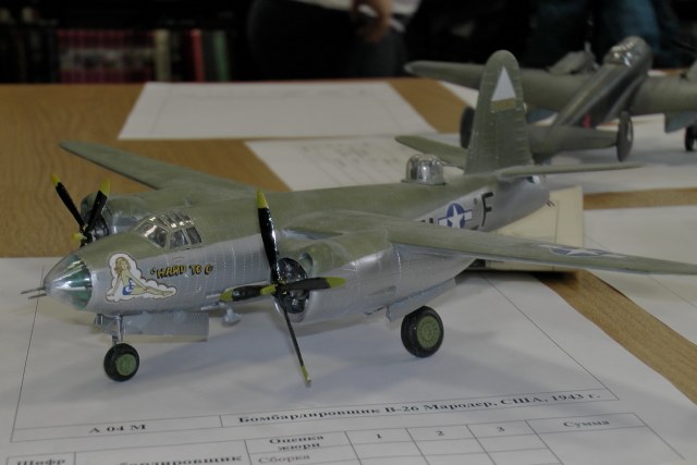 Младшая группа. М 1-72. В-26 Мародёр. Автор - Кулаков Артём. ф.2.JPG